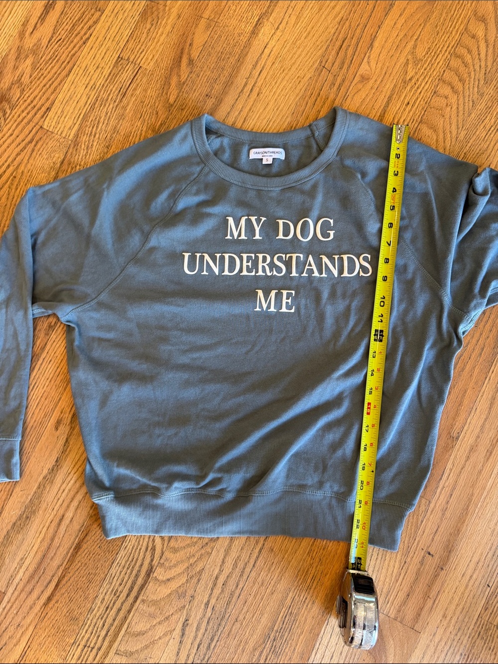 Grayson Threads Slate Blue Crewneck Sweatshirt - Picture 5 of 8